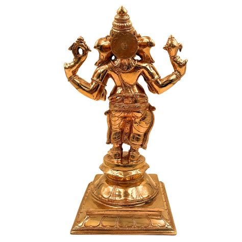 Bhunes Bronze Ganesha Idol Panchadhatu Ganesh Murti Ganapathi Vigraha