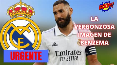 URGENTE LA VERGONZOSA IMAGEM DE BENZEMA CON EL ÁRBITRO TRAS SU GOL