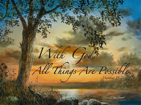 With God All Things Are Possible – Jim Hansel Editions, LLC.