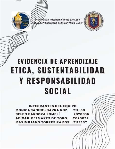 ESy RS E1 EA Equipo 3 Evidencia ETICA SUSTENTABILIDAD Y