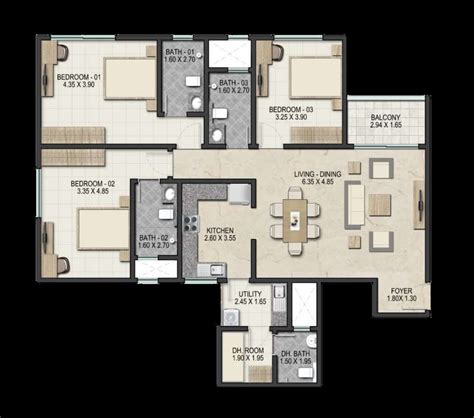 Sobha Royal Pavilion Phase 7 Floor Plans Sarjapur Road Bangalore