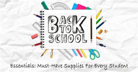 Top 10 Must-Have Back-to-School Supplies for Every Student - Hunter Games Magazine