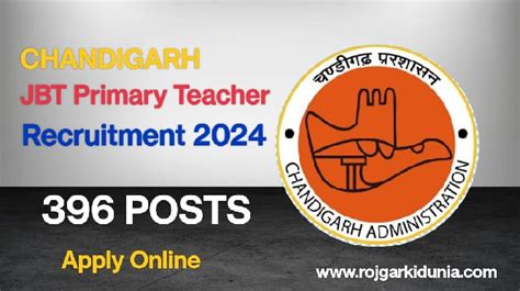 Chandigarh Jbt Teacher Recruitment Notification Out For