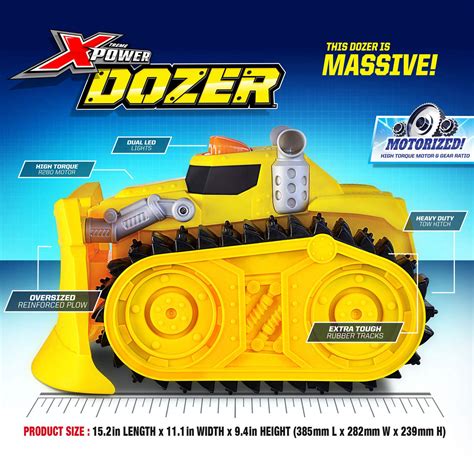 Xtreme Power Dozer Motorized Extreme Bulldozer Toy Truck For Boys