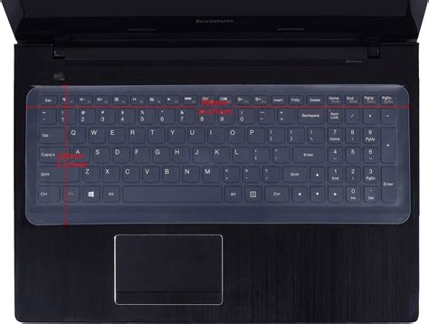 Funda protectora universal de silicona para teclado portátil de 156 a
