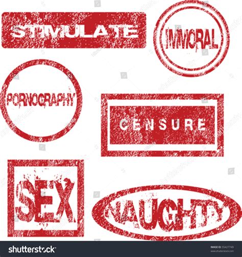 Red Stamps Sexual Meaning Stock Vector Royalty Free 55427749 Shutterstock