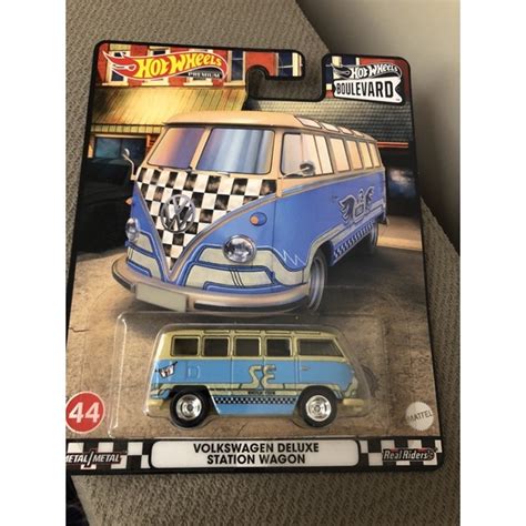 Hot Wheels Premium Boulevard Volkswagen Deluxe Station Wagon Shopee Brasil