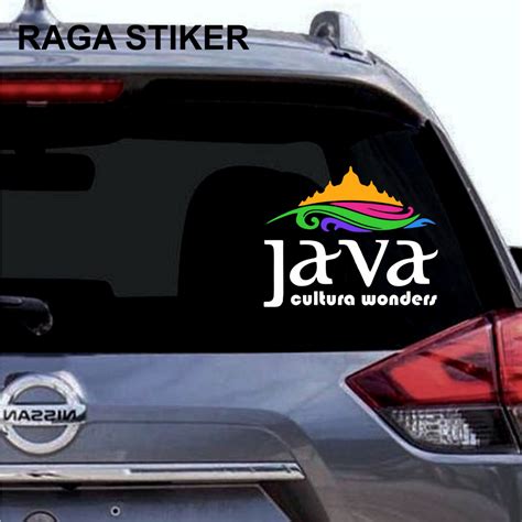 Jual Stiker Mobil Java Culture Wonderful Cutting Sticker Pesona