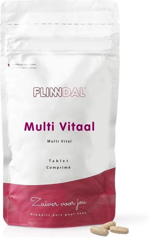 Flinndal Multi Vitaal 30 Tabletten Multivitamine Voor Een Verhoogde