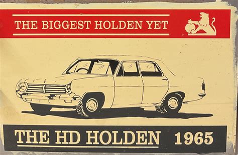 HOLDEN HD 1965 – Rusty Tin Signs