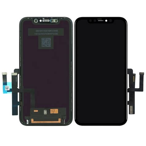 IPhone 11 LCD Display Touch Screen Change Glass Black Trans Asia