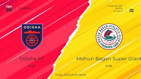 Odisha FC contre Mohun Bagan Super Giant le 2023 09 19 à l AFC Coupe