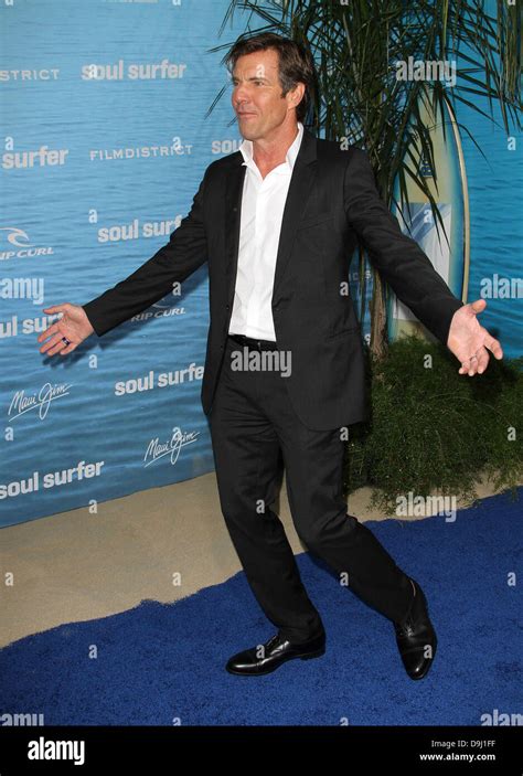 Dennis Quaid at the Los Angeles premiere of 'Soul Surfer' held at the ...