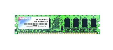 PSD22G8002 Patriot 2GB DDR2 Desktop Memory