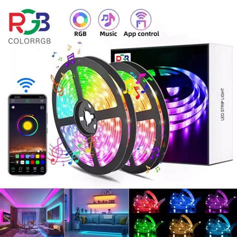 Rgb Led Traka Od Metara Bluetooth I Daljinski Novo