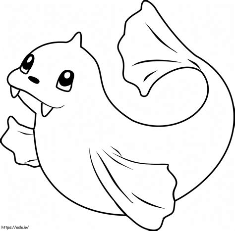 Dewgong Pokemon Coloring Page