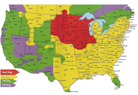 Postal Services: Postal Service Zones