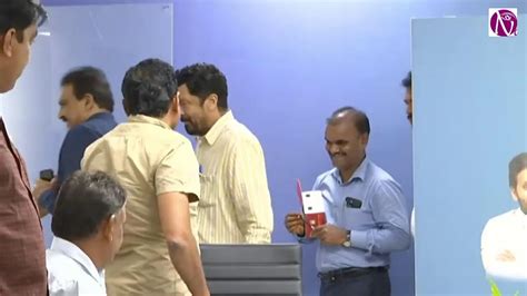 Ap Cm Ys Jagan Participating In Bhoomi Pooja Unveiling Of Plaque At