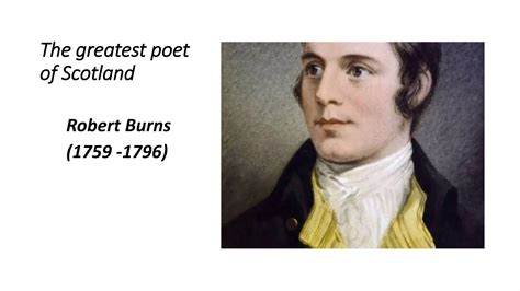 Robert Burns Biography | PPT | Free Download