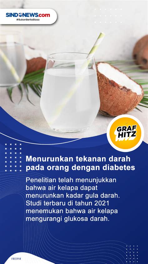 Sindografis 5 Khasiat Minum Air Kelapa Muda