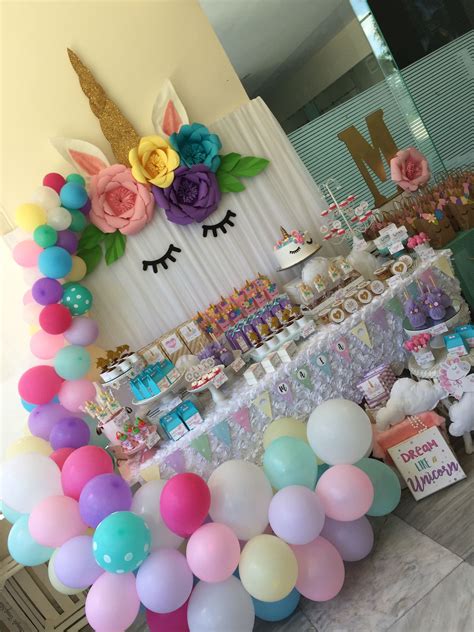 Unicorn Party 🦄 Fiesta De Unicornio En Casanatalia Ideas De Fiesta