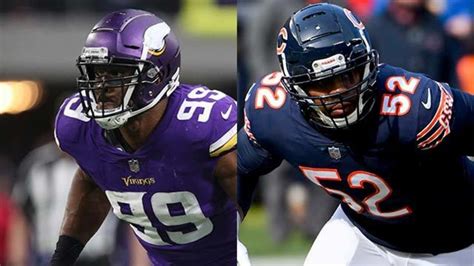 Who will get more sacks Sunday night: Danielle Hunter or Khalil Mack?