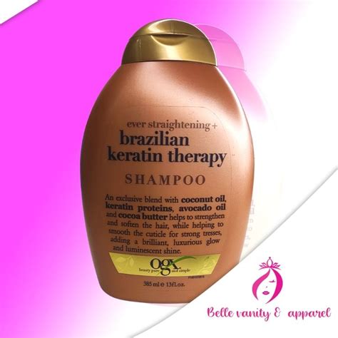 Ogx Brazilian Keratin Therapy Shampoo 385ml Shopee Philippines