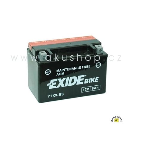 Motobaterie EXIDE ETX9-BS