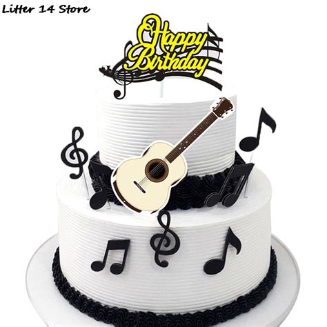 1Set Musical Note Cake Topper