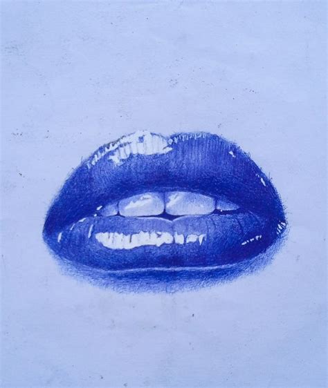 Realistic lips drawing (mr pros arts) in 2024 | Lips drawing, Drawings, Art