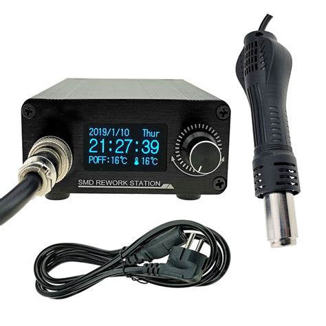 Ksger In T Soldering Station Stm Oled Diy Air Dryer Aluminum Alloy Handle Hot Gun Smd