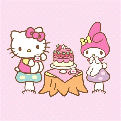 Happy Birthday to the sweetest bestie, My Melody! 🎀🎂 : r/HelloKitty