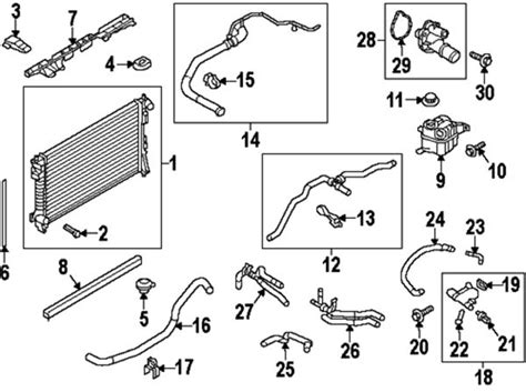 2000 Ford Taurus Radiator Hose Diagram