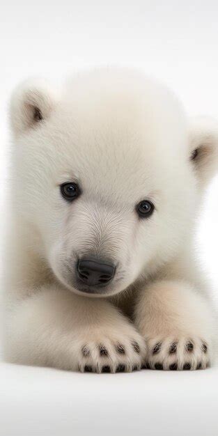 Un Cachorro De Oso Polar De Tres Meses De Edad Ursus Maritimus