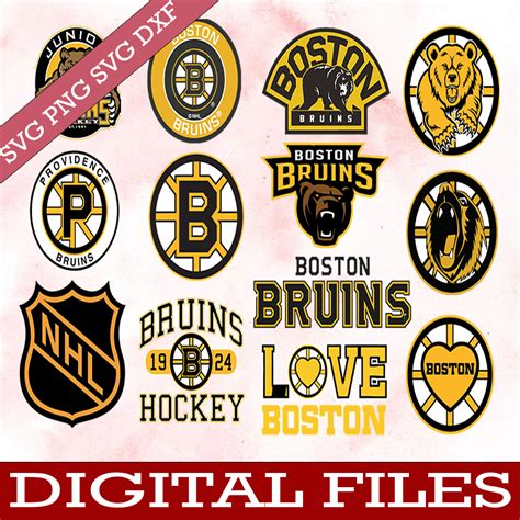 Bundle 13 Files Boston Bruins Hockey Team Svg, Boston Bruins - Inspire ...