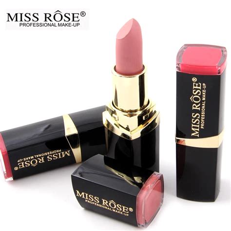 Miss Rose Brand Batom 24color Nude Matte Lipstick Matte Velvet Lipstick