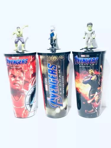 Vasos Promocional Avengers End Game Cine Cinemex Cinepolis Meses Sin