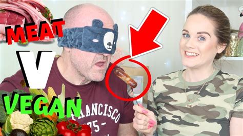 Meat Vs Vegan Blindfold Taste Test Challenge Youtube