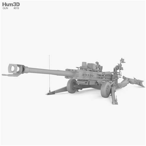 M777 howitzer 3D model - Download Artillery systems on 3DModels.org