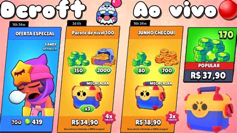 Comprando Melhores Ofertas Brawl Stars Ao Vivo Dcroft Youtube