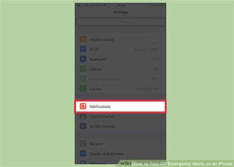 How To Turn Off Emergency Alerts On An Iphone 4 Steps