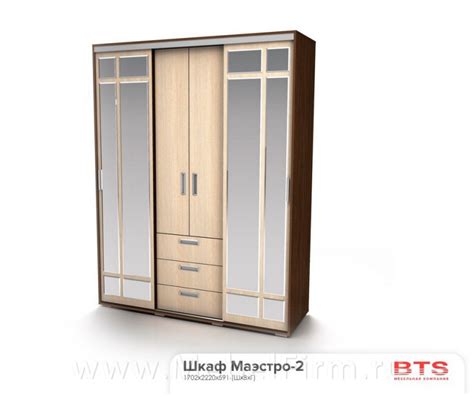 Шкаф-купе маэстро-2 бтс Москва — «МебельФирм»