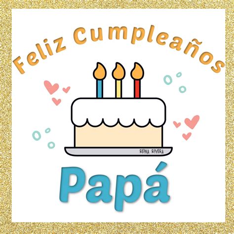 Bellas Tarjetas Feliz Cumpleaños Papá