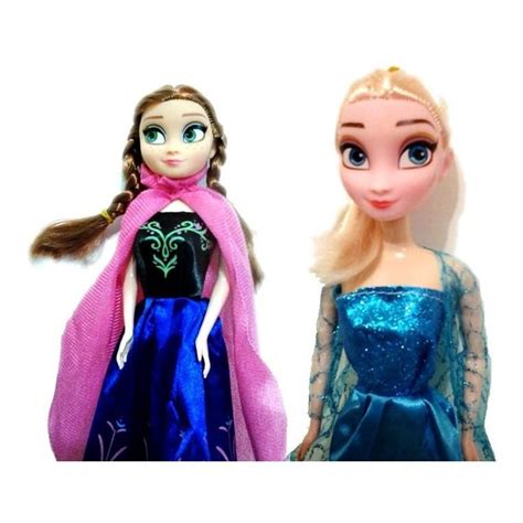 2 Boneca Frozen Musical Ana E Elsa 30cm Musicais Submarino