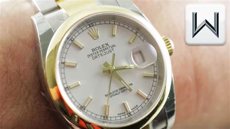 Rolex Datejust Roulette Date 116203 Luxury Watch Review YouTube