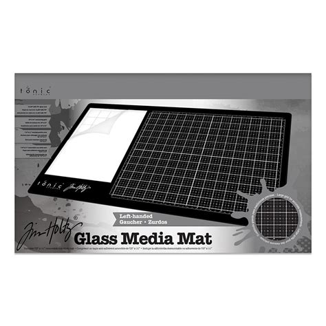 Tim Holtz Glass Media Mat Lefty 21613005 Hsn