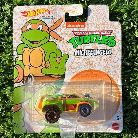 Hot Wheels Toys Hot Wheels Teenage Mutant Ninja Turtles Michelangelo Figural Car Poshmark