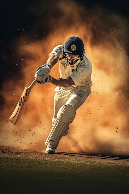 Premium Photo Cricket Player