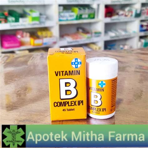 Jual Vitamin B Complex Ipi Tablet Shopee Indonesia