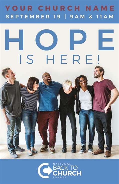 Btcs Hope Is Here People Invitecard Church Invitations Outreach